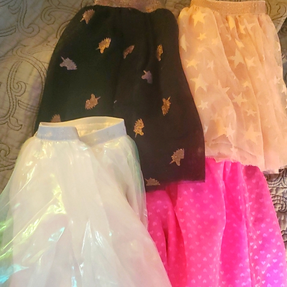 Girls party skirts
